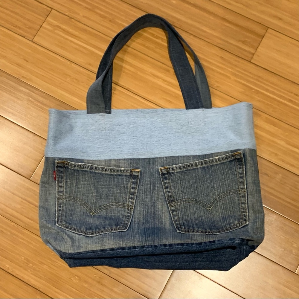 Upcycled vintage Levi’s tote bag